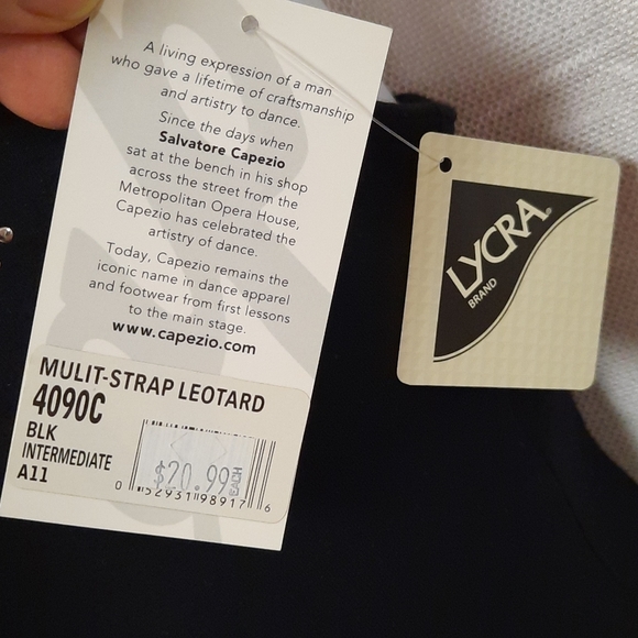 Capezio Multi-Strap Leotard #4090C - Picture 4 of 8